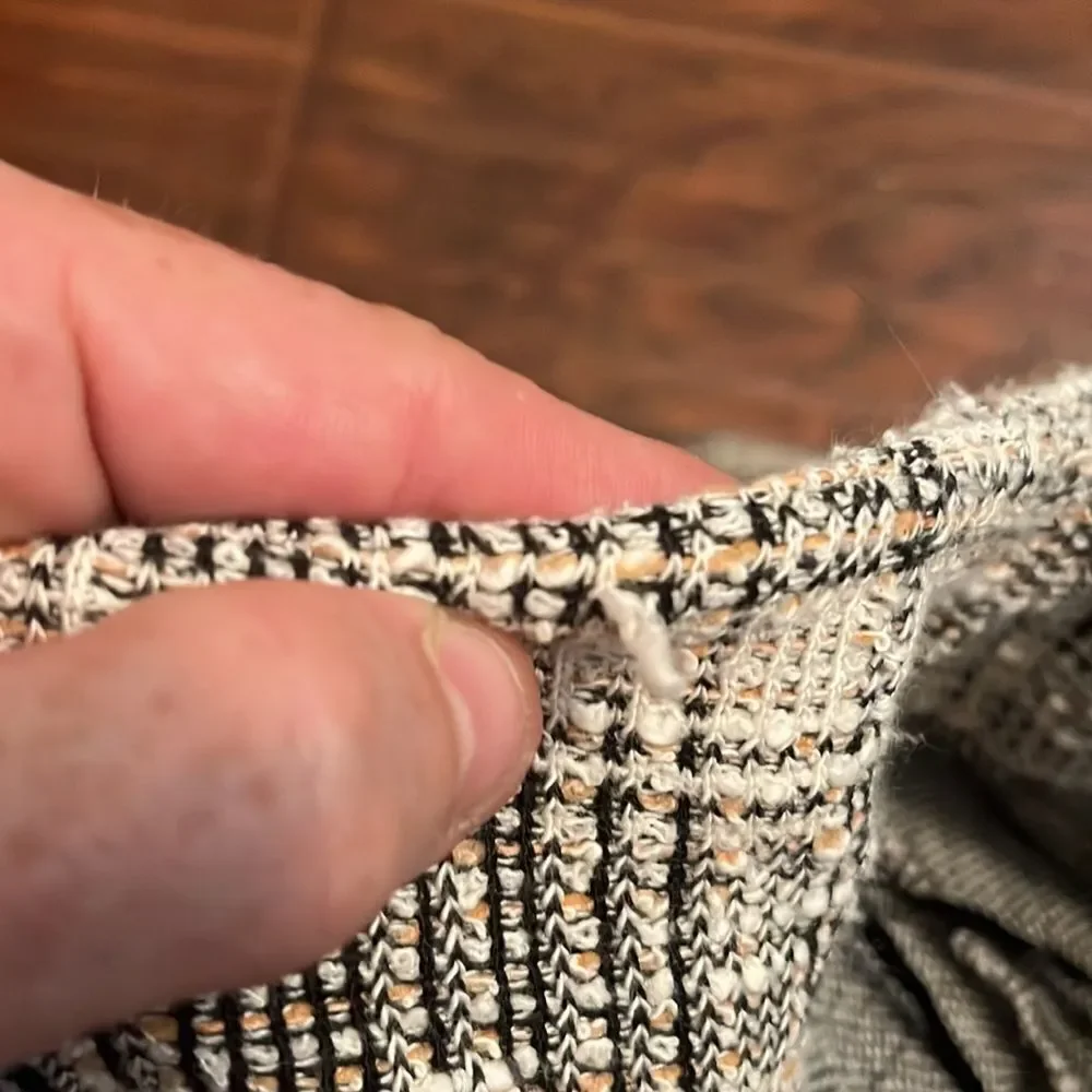 Nordstrom Rack Moda Academia Tweed Ruffle Bottom Skirt Feminine Schoolgirl - Picture 7 of 10